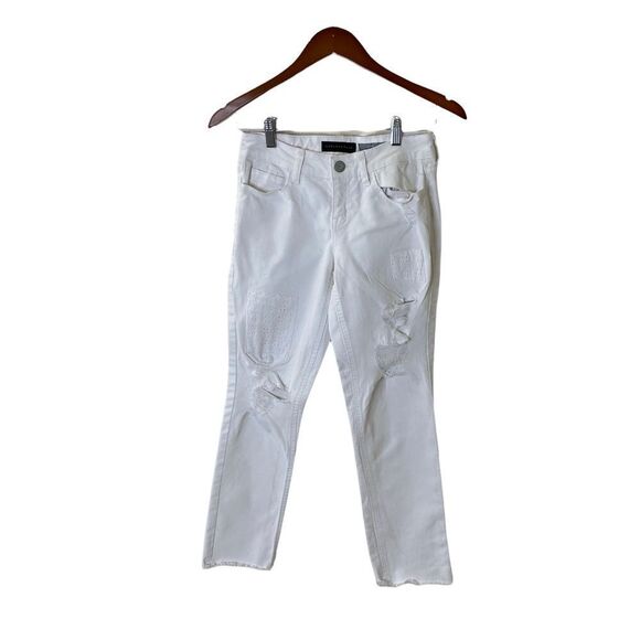 Aeropostale Straight Ankle Distressed Jeans Sz 0 - Picture 4 of 12